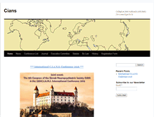 Tablet Screenshot of cians.org